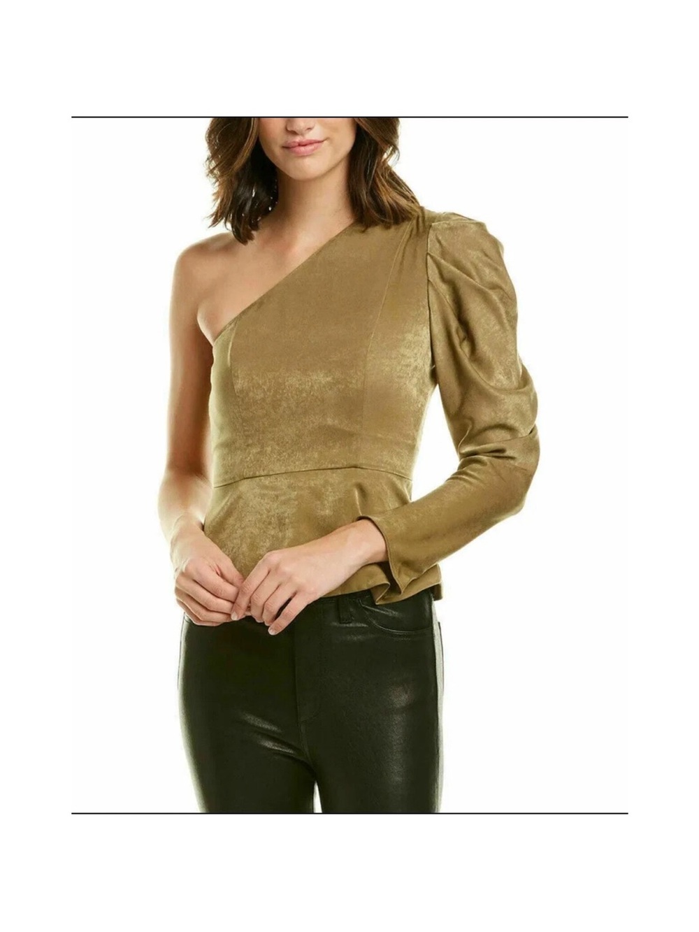 NWT BCBG maxazria Lillian green blouse